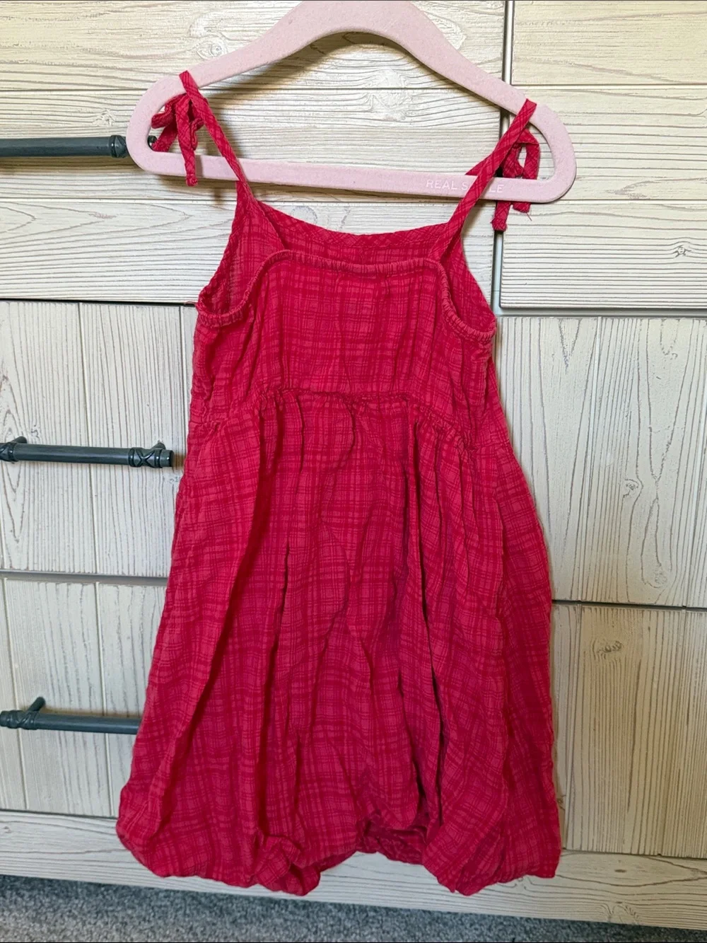 Old Navy Hot Pink Tie-Shoulder Sundress